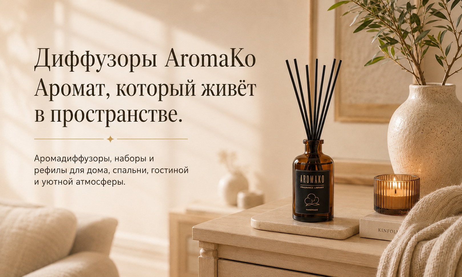 Диффузоры AromaKo для дома