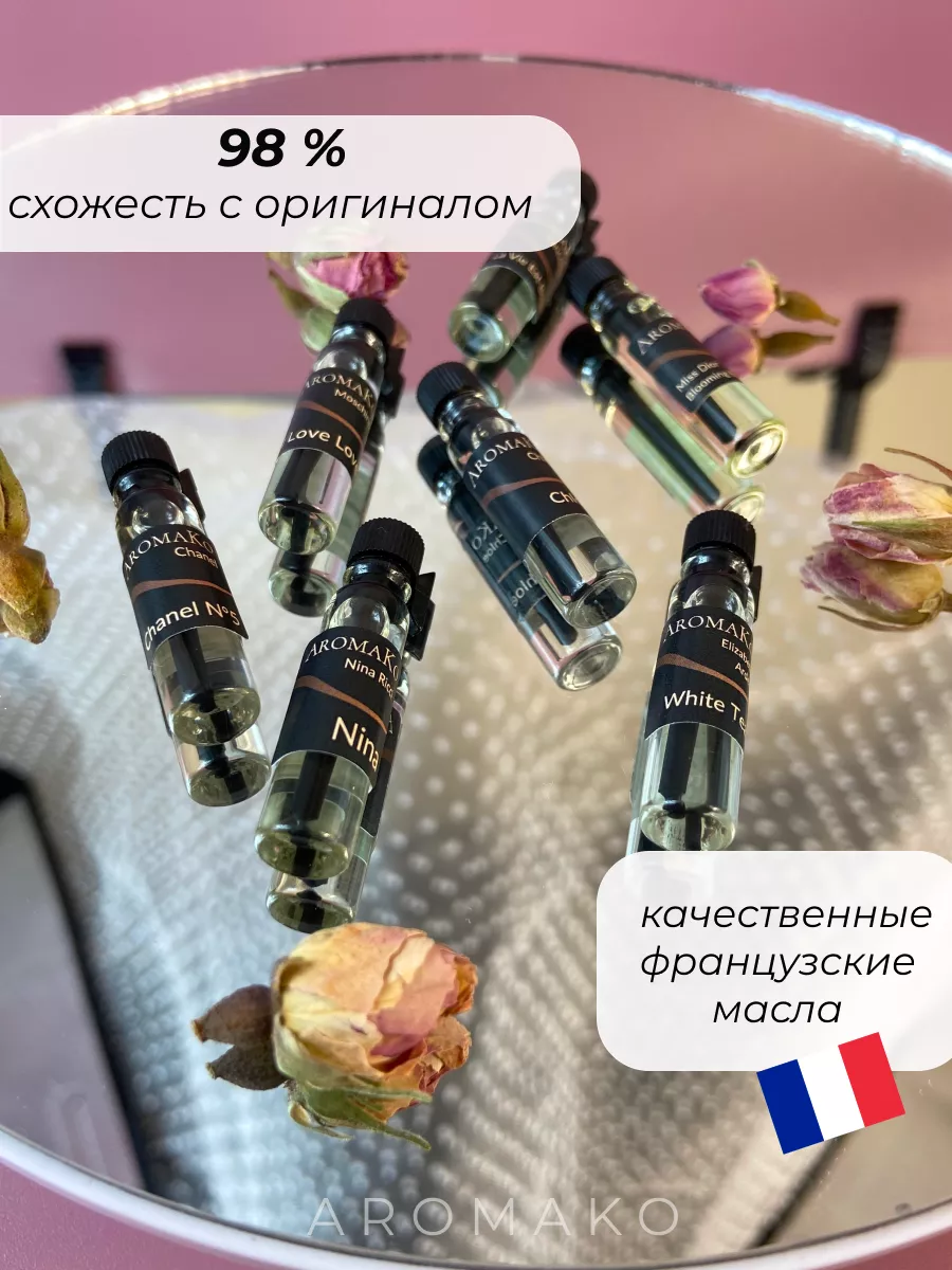 Духи набор пробников стойкие 6