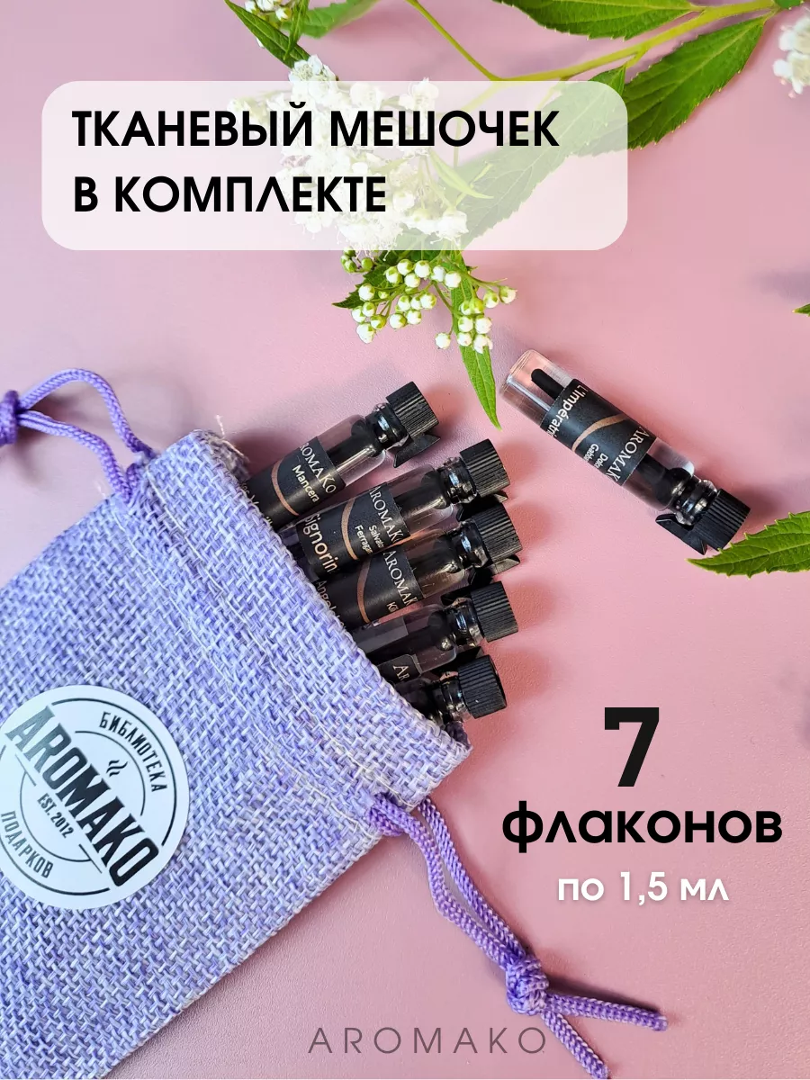 Духи набор пробников стойкие 5