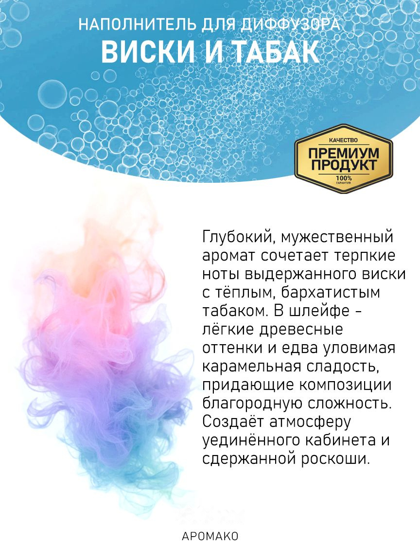 ВИСКИ И ТАБАК 100 мл