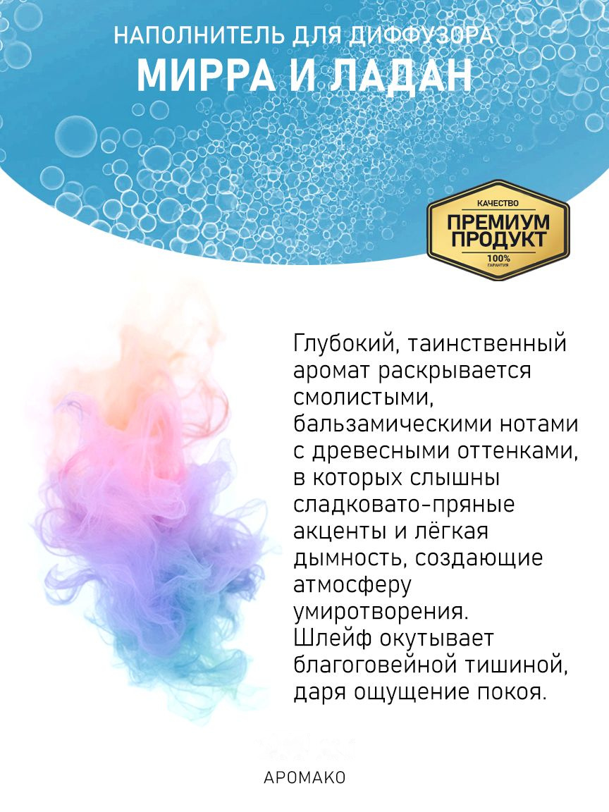 Рефил для аромадиффузора «Мирра И Ладан»