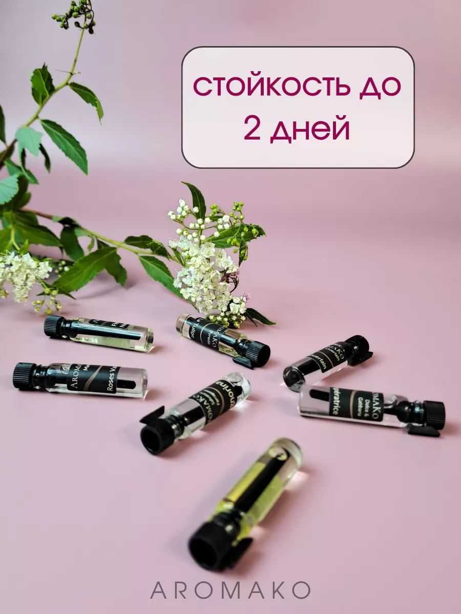 Духи набор пробников стойкие 5