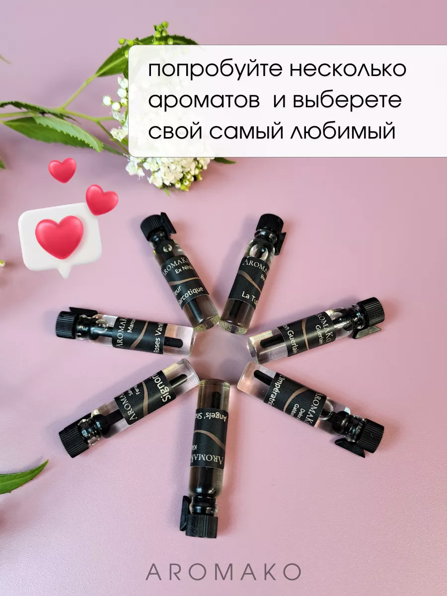 Духи набор пробников стойкие 5