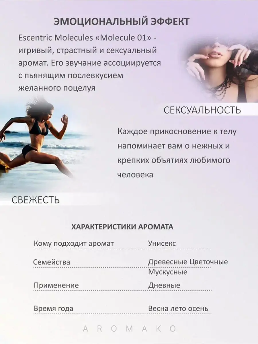 Парфюм — по мотивам по мотивам Молекула 01, 15 мл