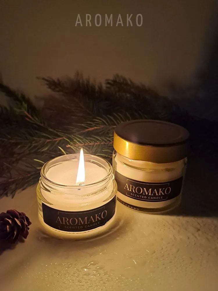 Аромасвеча AromaKo «Лес после дождя», 50 г