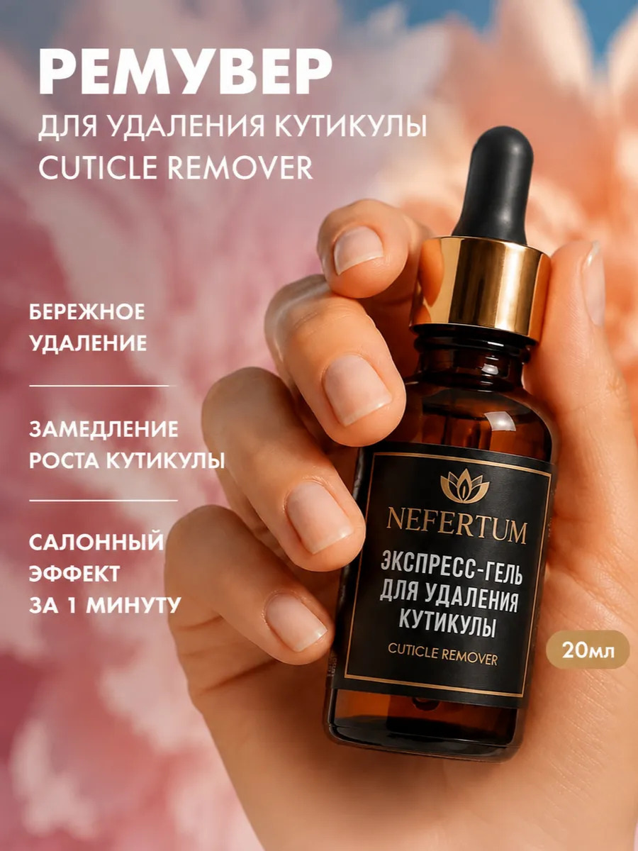 Ремувер для удаления кутикулы, экспресс-гель с пипеткой