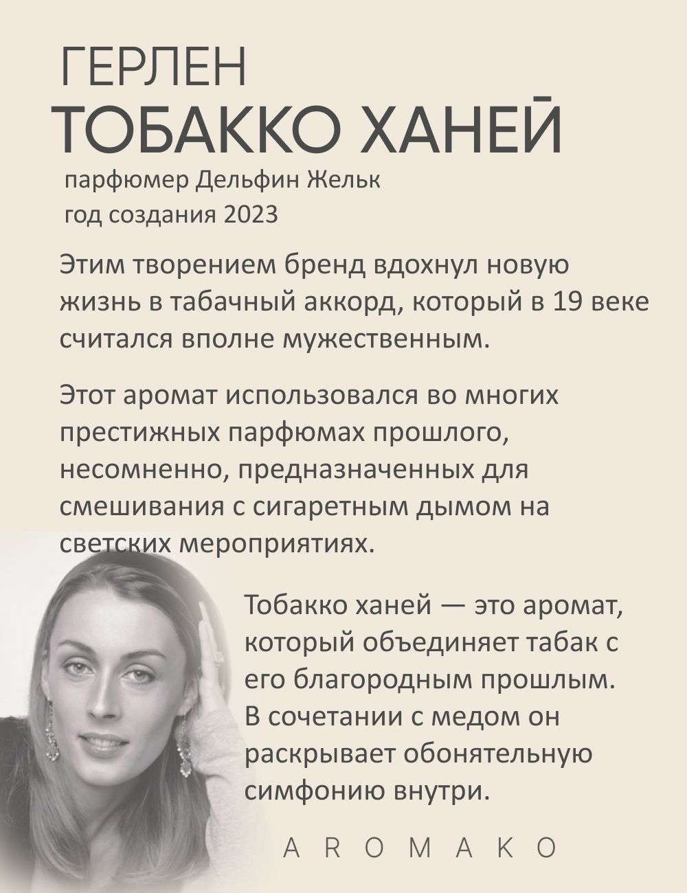 Парфюм — по мотивам Табако Honey, 15 мл