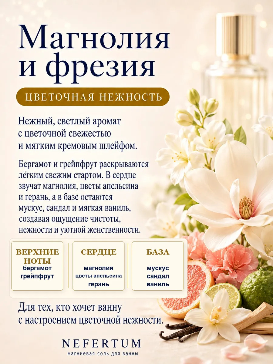 Магниевая соль Эпсом для ванны подарочный набор 4х100 г