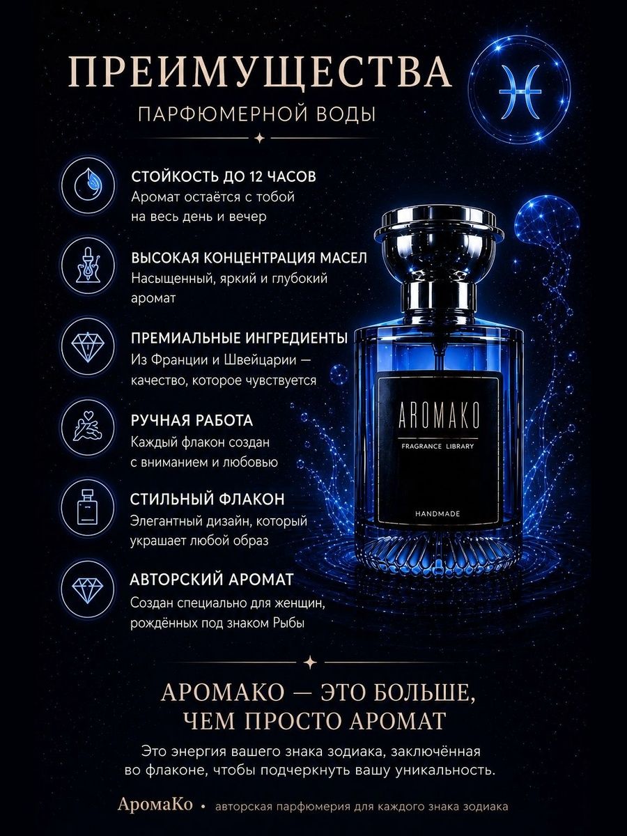 Рыбы — для неё, 30 мл