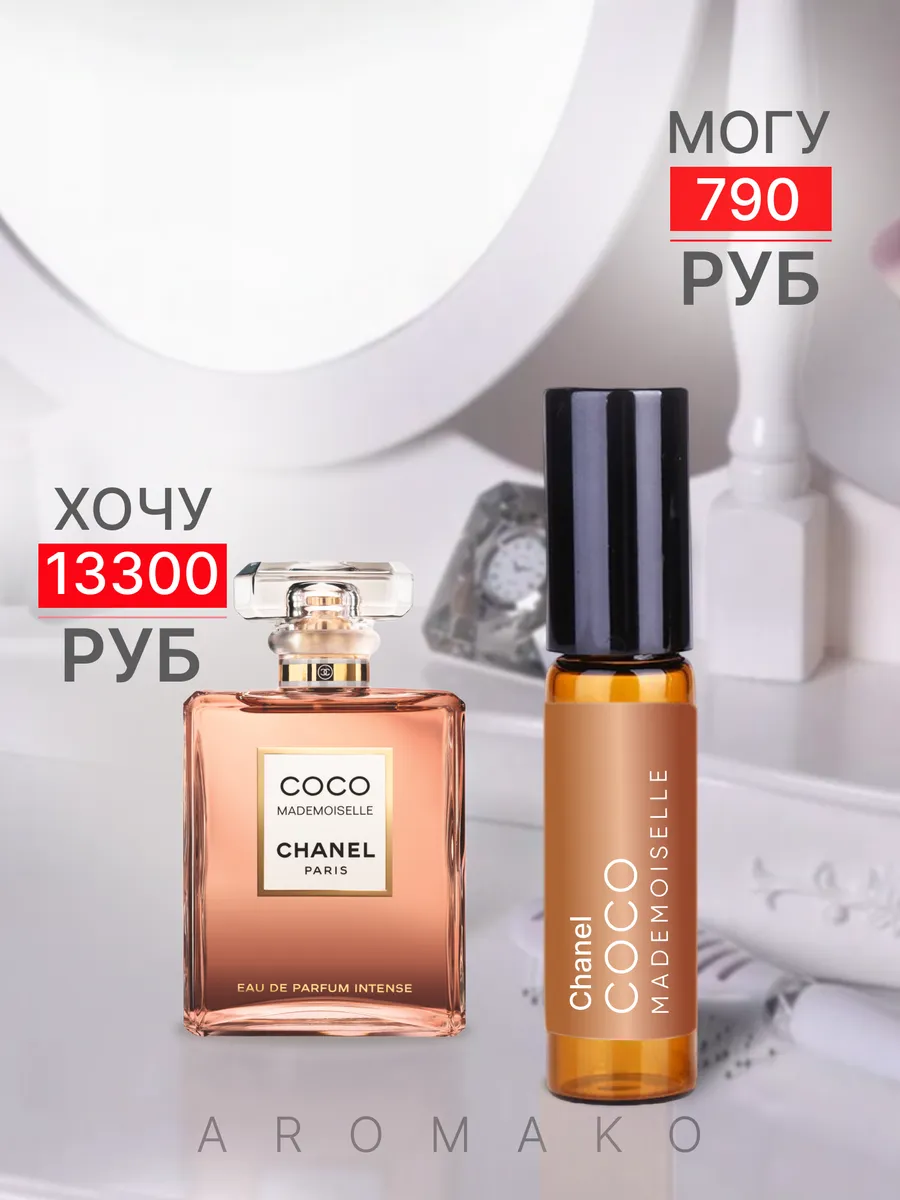 Масляные духи — по мотивам Coco Mademoiselle, Chanel, 3 мл