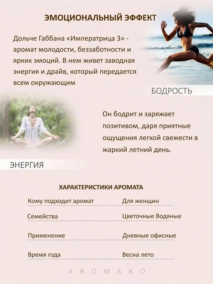 Парфюм — по мотивам по мотивам Императрица 3 L'Imperatrice DG, 15 мл