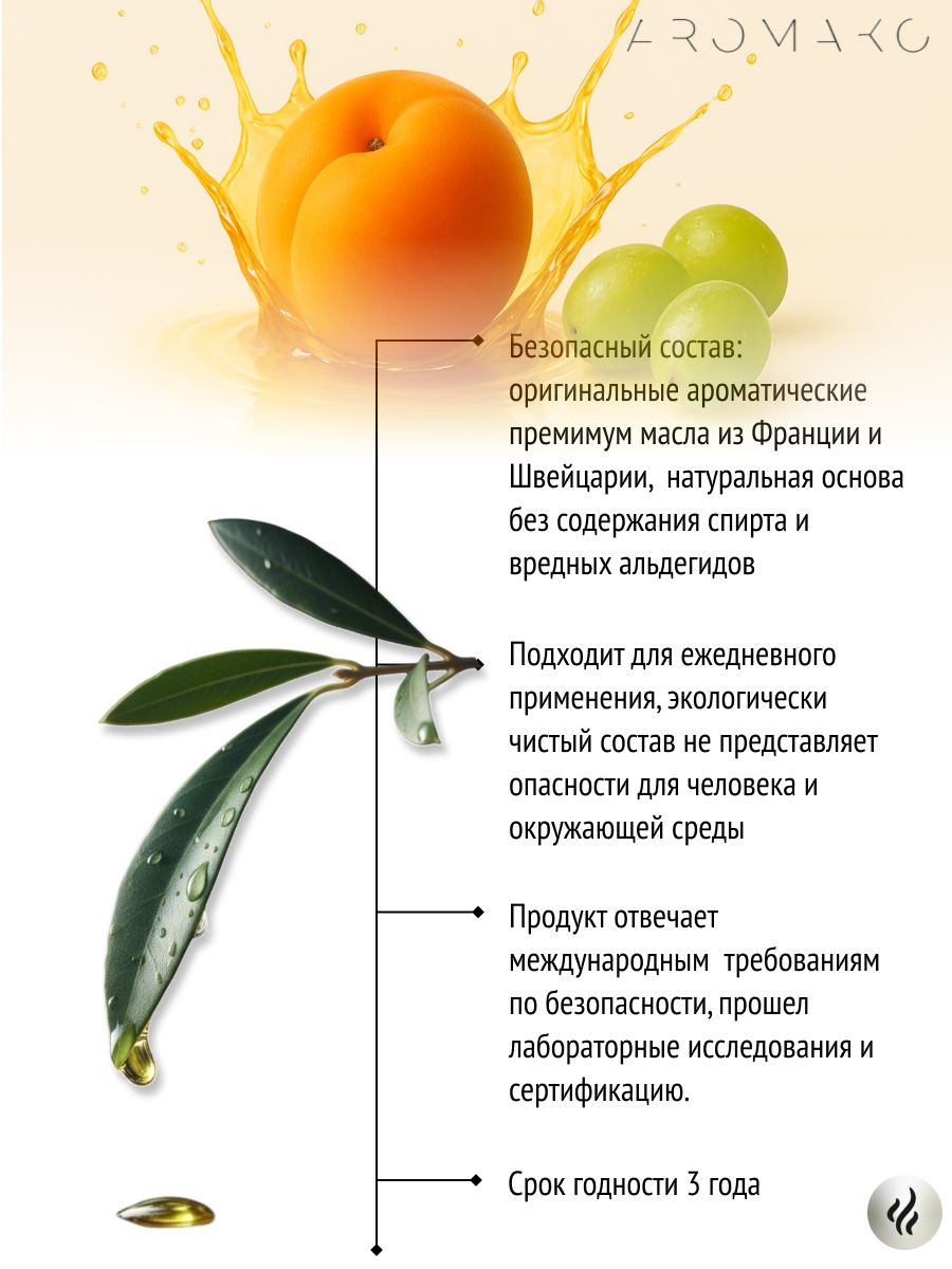 Подарочный набор ароматов «Аромат Нового года, Ёлка и Мандарин, Новогодние Шишки», 3 шт