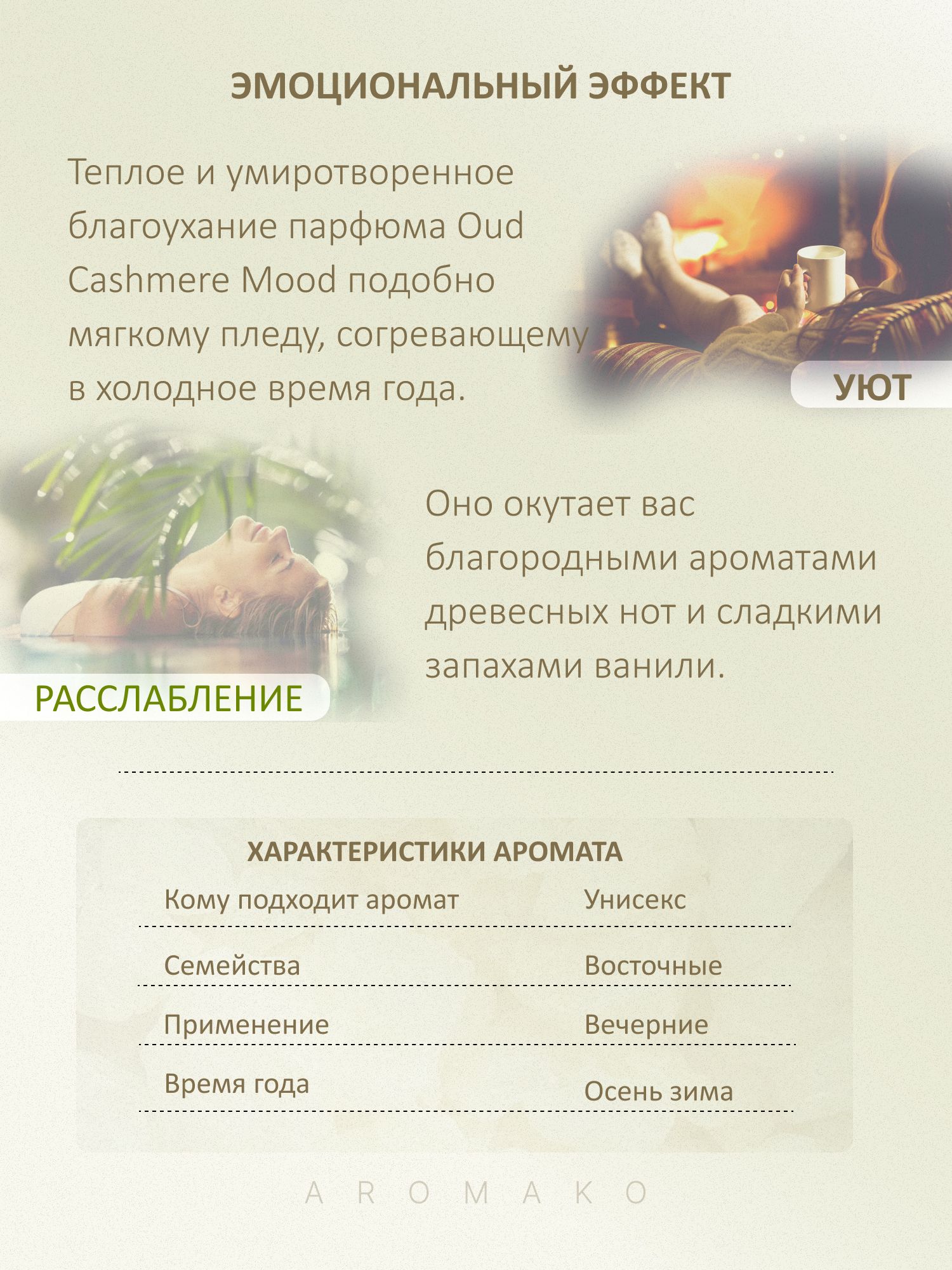 Парфюм — по мотивам АМБРОВЫЙ; ВОСТОЧНЫЙ, 15 мл