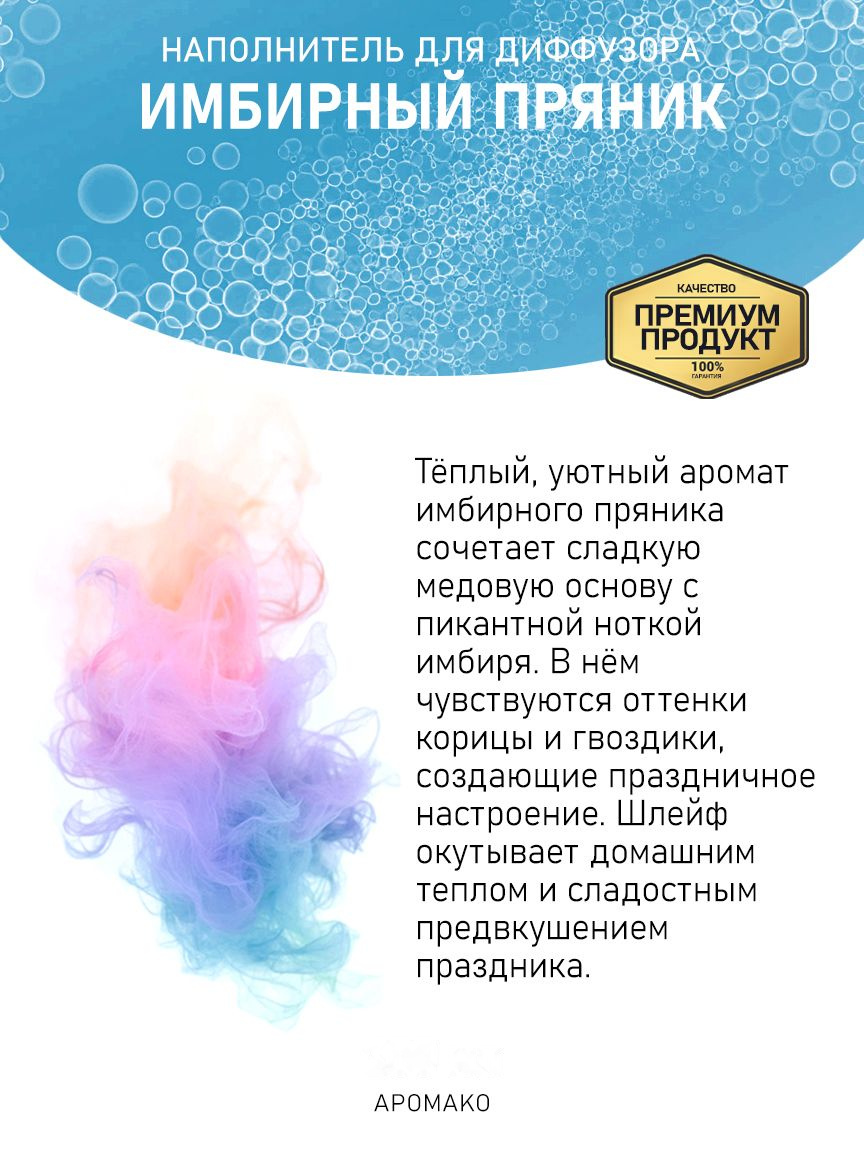 Рефил для аромадиффузора «Имбирный Пряник»