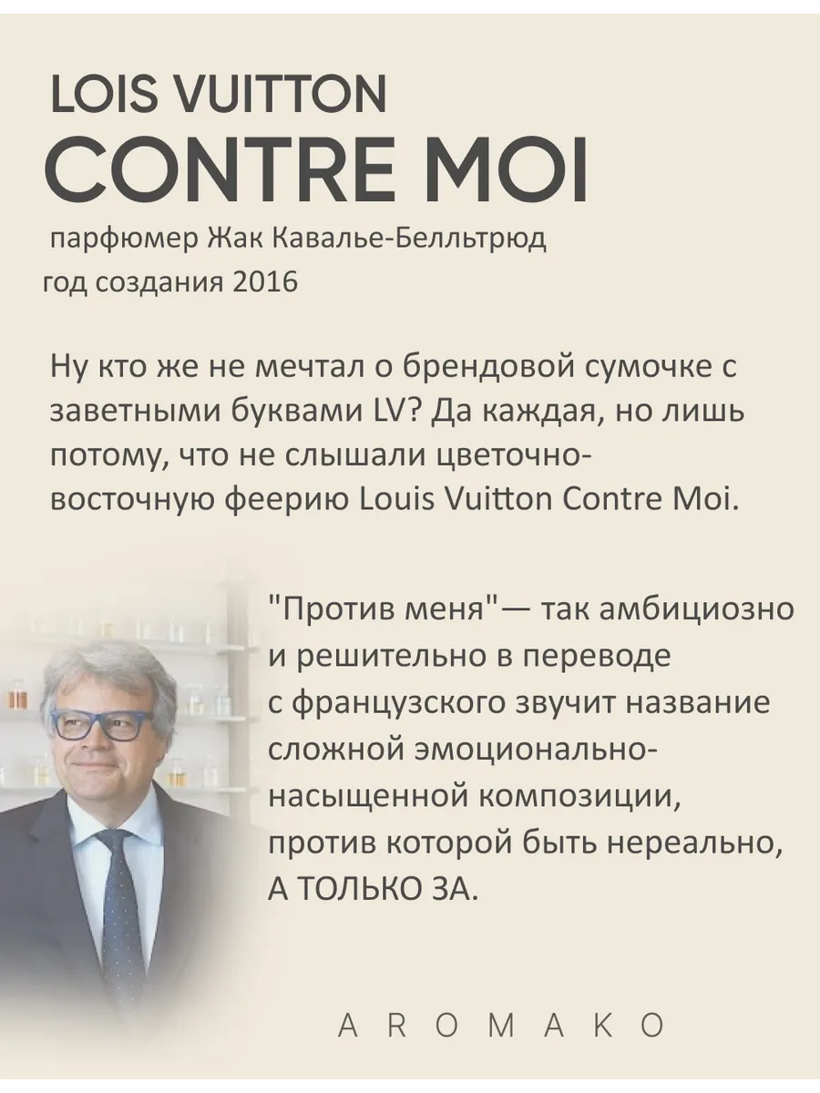 Парфюм — по мотивам по мотивам Контер Мои Contre Moi, 15 мл